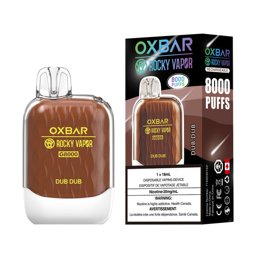 Rocky Vapor Oxbar G8000 Disposable Vape