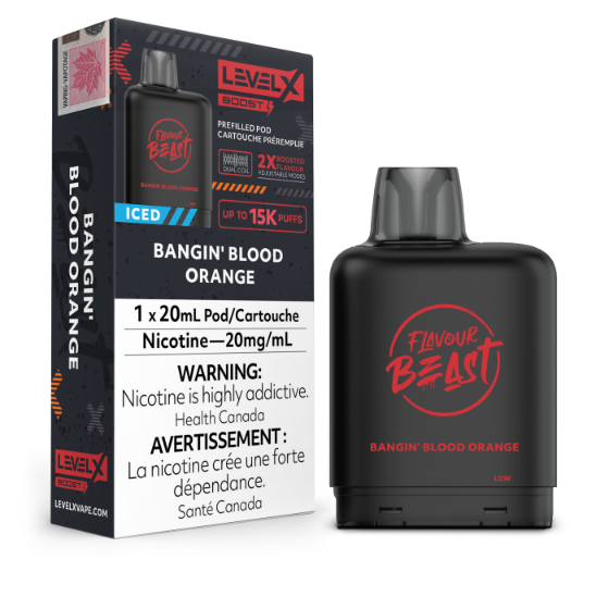 Flavour Beast Level X Boost (15000 Puffs) Pods