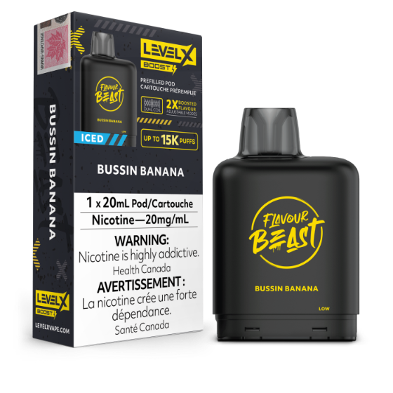 Flavour Beast Level X Boost (15000 Puffs) Pods