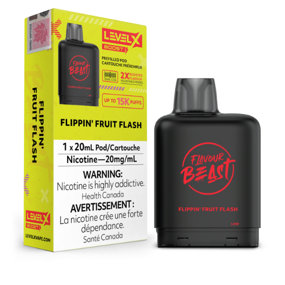 Flavour Beast Level X Boost (15000 Puffs) Pods