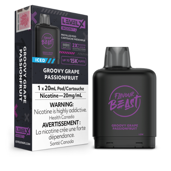 Flavour Beast Level X Boost (15000 Puffs) Pods