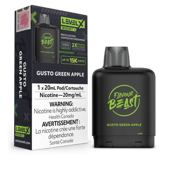 Flavour Beast Level X Boost (15000 Puffs) Pods