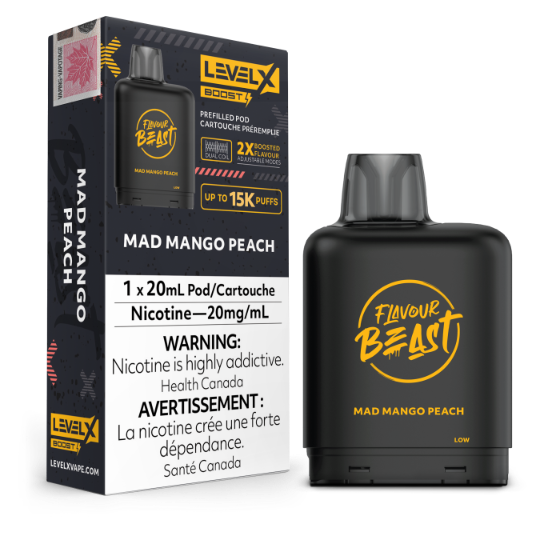 Flavour Beast Level X Boost (15000 Puffs) Pods