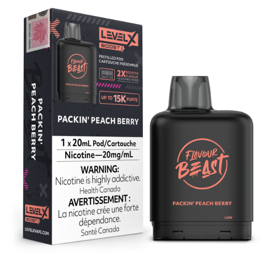Flavour Beast Level X Boost (15000 Puffs) Pods