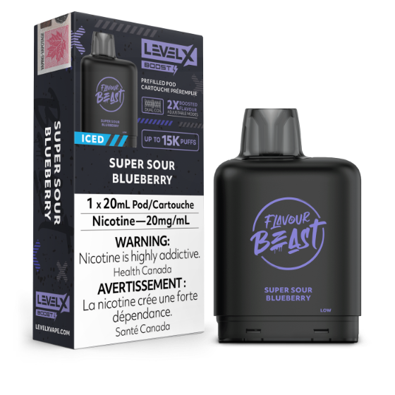 Flavour Beast Level X Boost (15000 Puffs) Pods