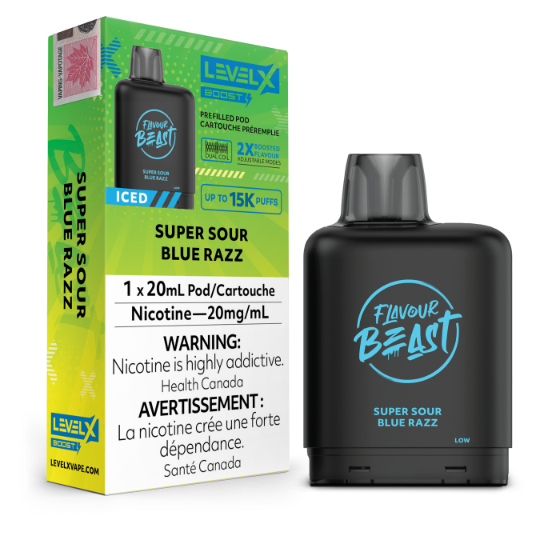 Flavour Beast Level X Boost (15000 Puffs) Pods