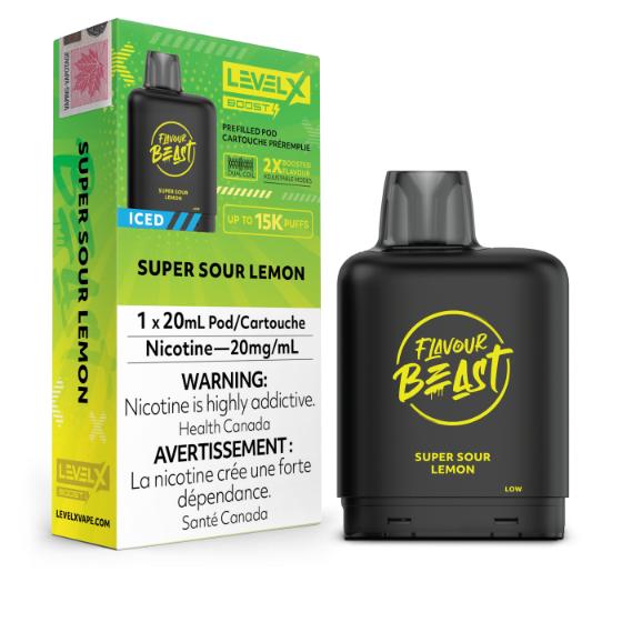 Flavour Beast Level X Boost (15000 Puffs) Pods