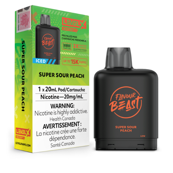 Flavour Beast Level X Boost (15000 Puffs) Pods