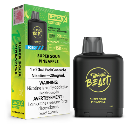 Flavour Beast Level X Boost (15000 Puffs) Pods