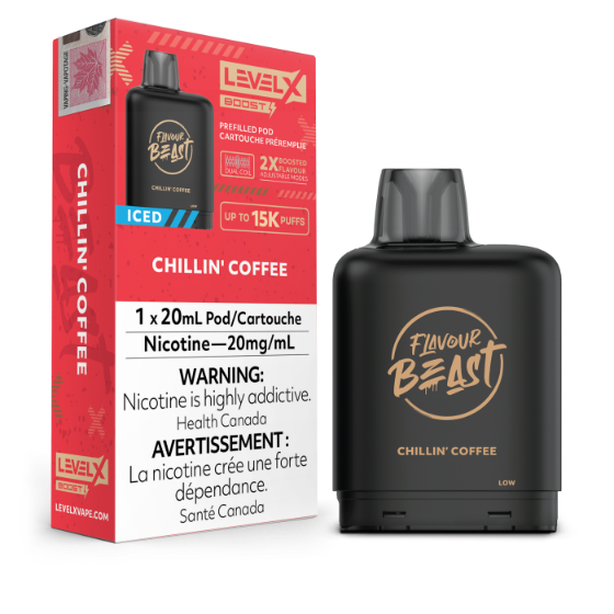 Flavour Beast Level X Boost (15000 Puffs) Pods