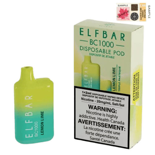 Elf Bar BC1000 Disposable Vape - Lemon Lime