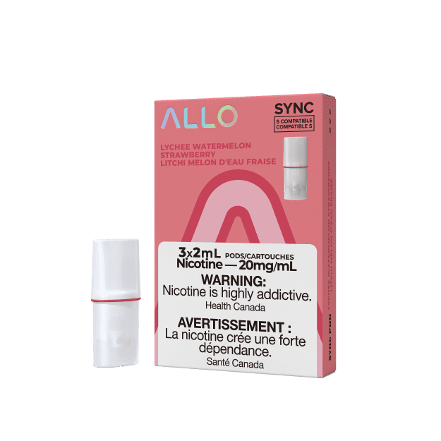ALLO Sync Vape Pod Pack - Lychee watermelon strawberry
