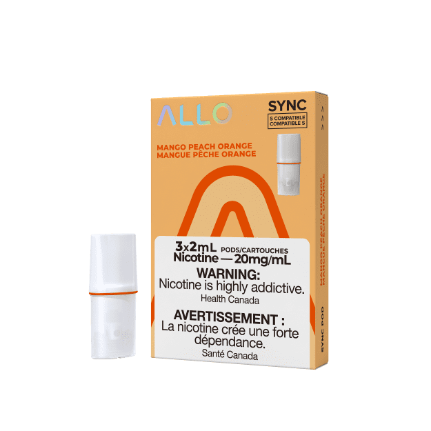 ALLO Sync Vape Pod Pack - Mango Peach Orange