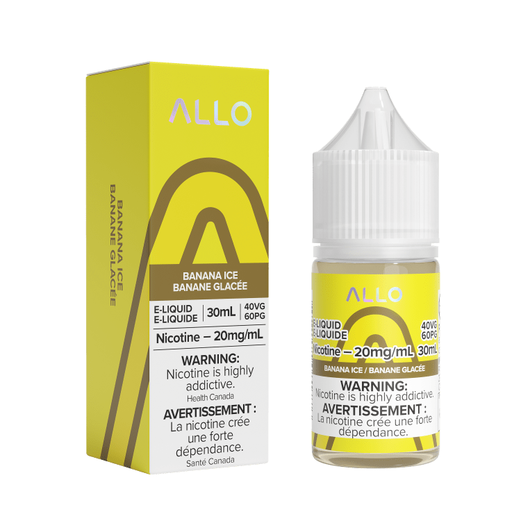 Allo Juice Nic Salt - Banana Ice