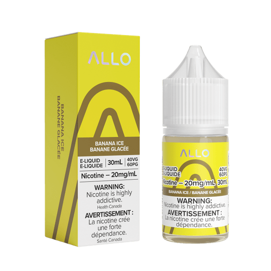 Allo Juice Nic Salt - Banana Ice