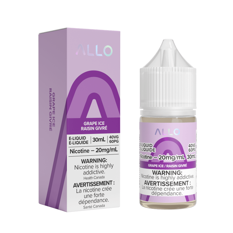 Allo Juice Nic Salt - Grape Ice