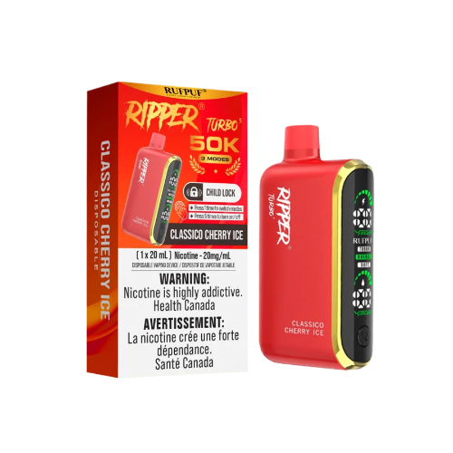 Ripper Turbo 3 50K Puffs - Classico Cherry Ice