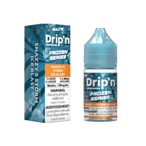 Drip'n Frozen Series Nic Salt Juice - Snazzy S Storm Ice Blast