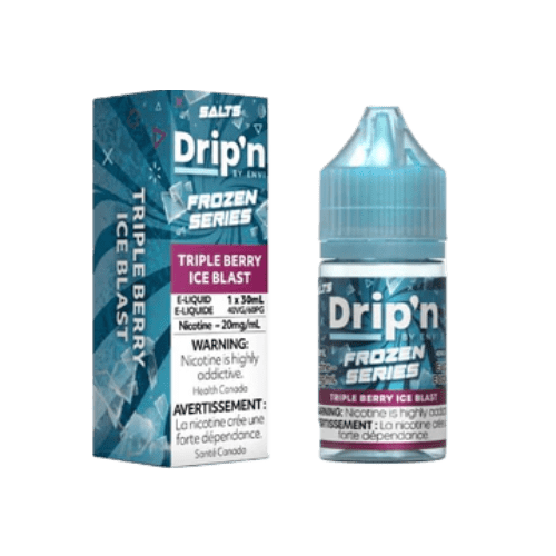 Drip'n Frozen Series Nic Salt Juice - Triple Berry Ice Blast
