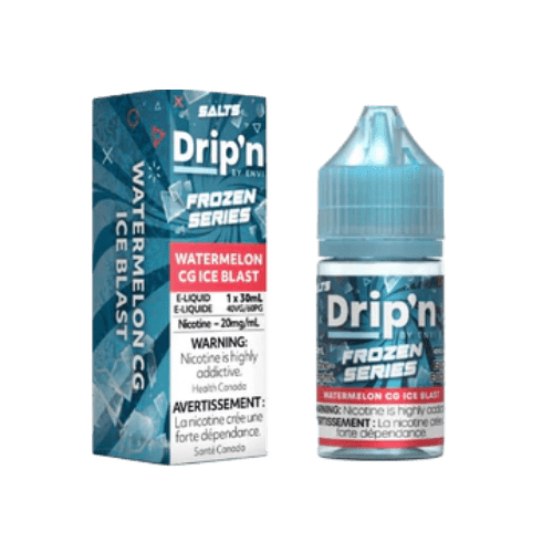 Drip'n Frozen Series Nic Salt Juice - Watermelon CG Ice Blast