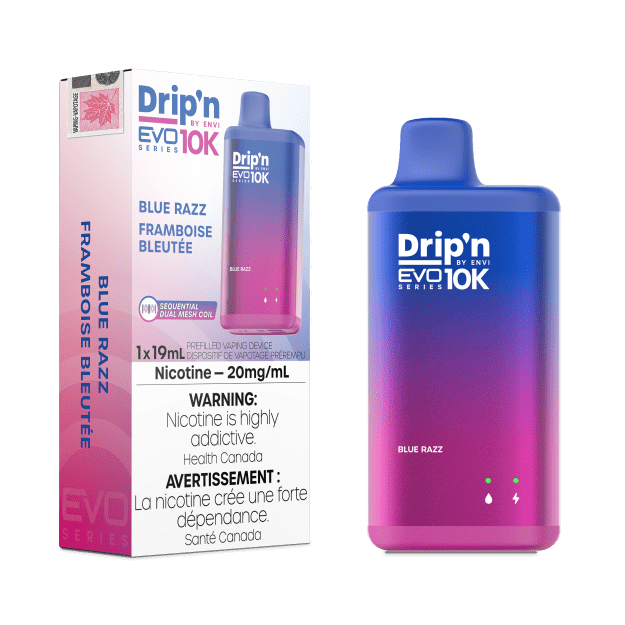 Drip'n EVO 10K By Envi (10000 Puffs) - Blue Razz