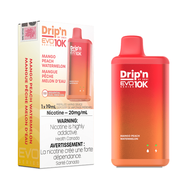 Drip'n EVO 10K By Envi (10000 Puffs) - Mango Peach Watermelon