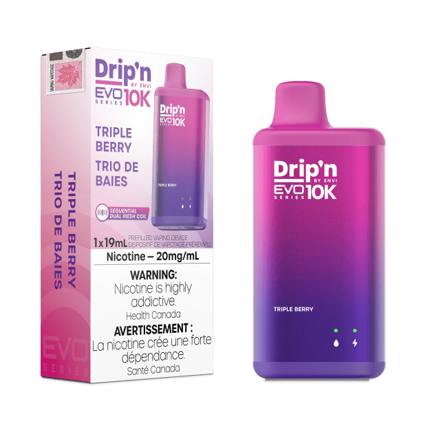 Drip'n EVO 10K By Envi (10000 Puffs) - Triple Berry