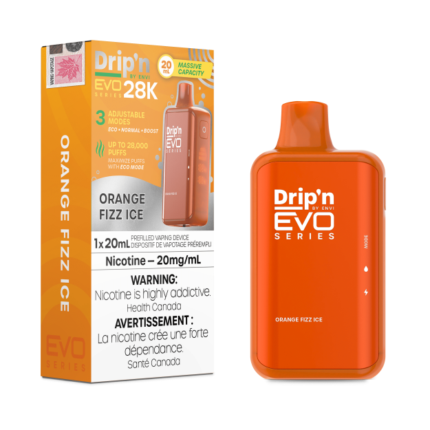 Drip'n EVO 28K Puffs - Orange Fizz Ice