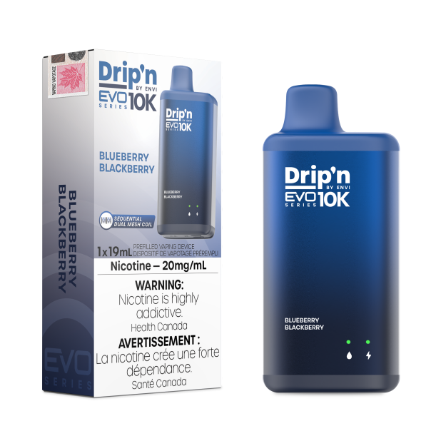 Drip'n EVO 10K By Envi (10000 Puffs) - Blueberry Blackberry