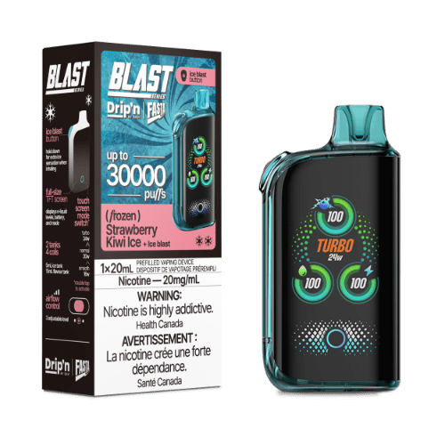 Drip'n X Fasta Blast 30K - Strawberry Kiwi Ice