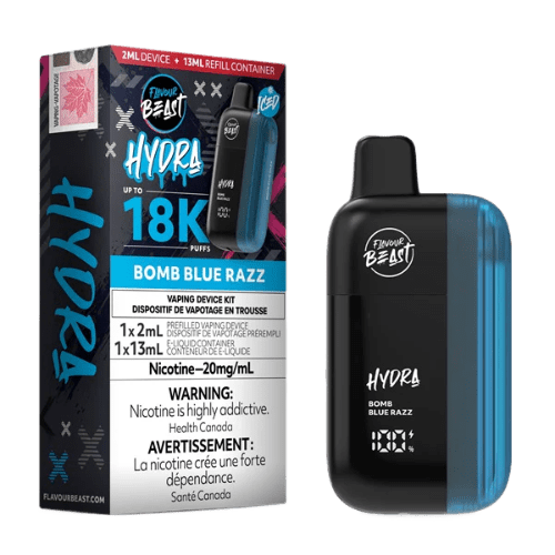 Flavour Beast Hydra 18K Puffs - Bomb Blue Razz