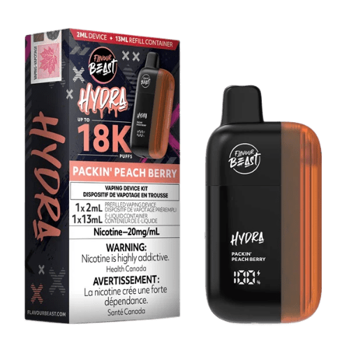 Flavour Beast Hydra 18K Puffs - Packin Peach Berry