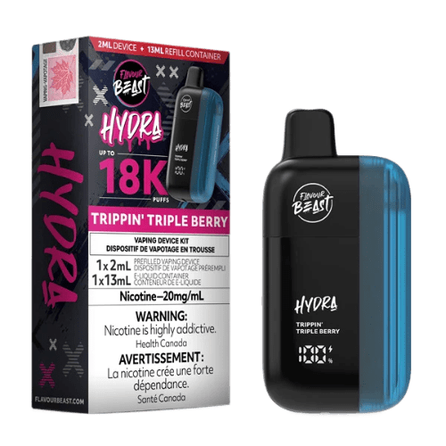 Flavour Beast Hydra 18K Puffs - Trippin Triple Berry