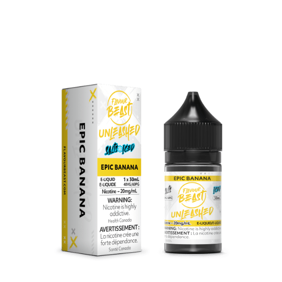 Flavour Beast Unleashed E-Liquid Nic Salt - Epic Banana