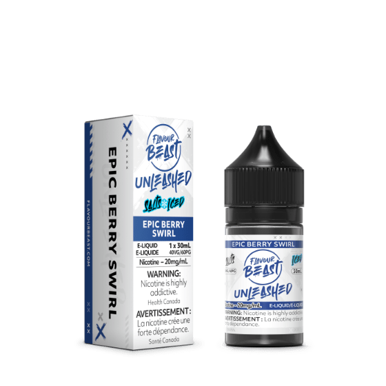 Flavour Beast Unleashed E-Liquid Nic Salt - Epic Berry Swirl