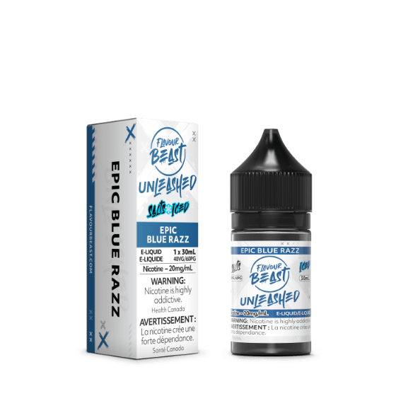 Flavour Beast Unleashed E-Liquid Nic Salt - Epic Blue Razz
