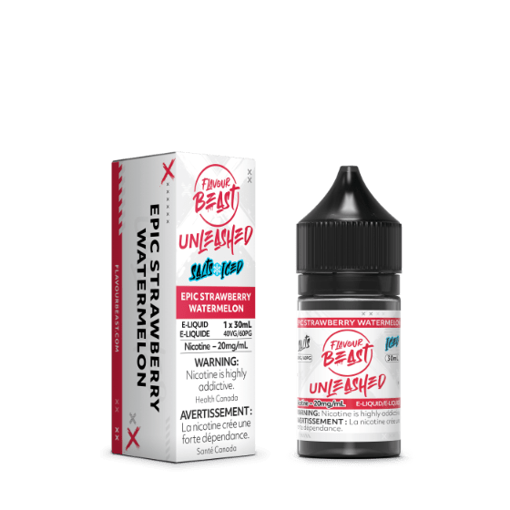 Flavour Beast Unleashed E-Liquid Nic Salt - Epic Strawberry Watermelon