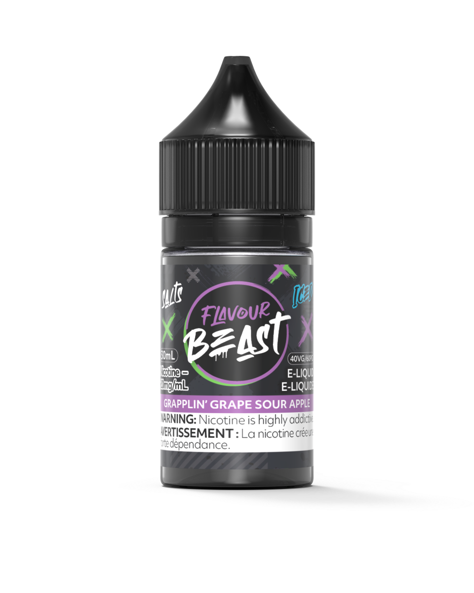 Flavour Beast Juice Nic Salt - Grapplin Grape Sour Apple