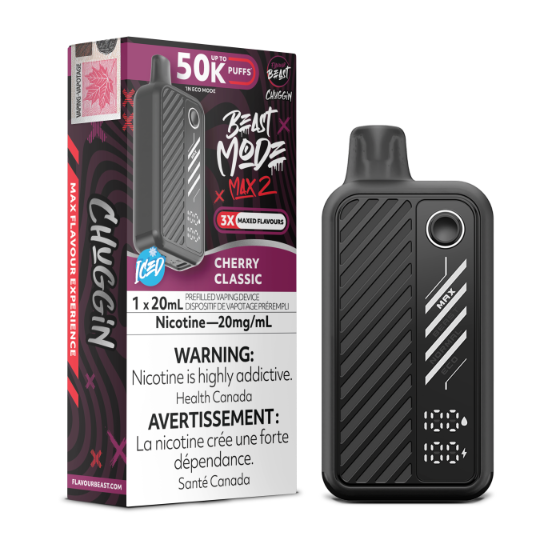 Flavour Beast Beast Mode Max 2 50K Puffs - Cherry Classic Iced