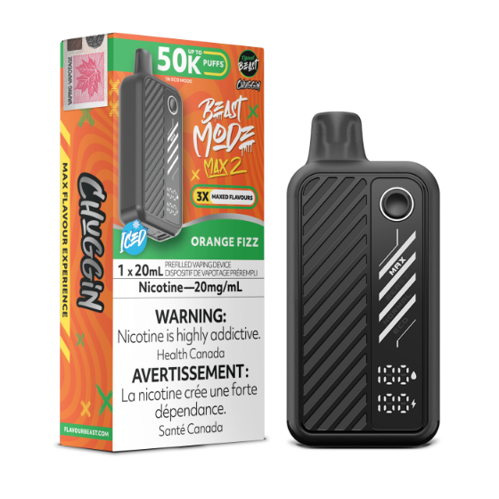 Flavour Beast Beast Mode Max 2 50K Puffs - Orange Fizz Iced