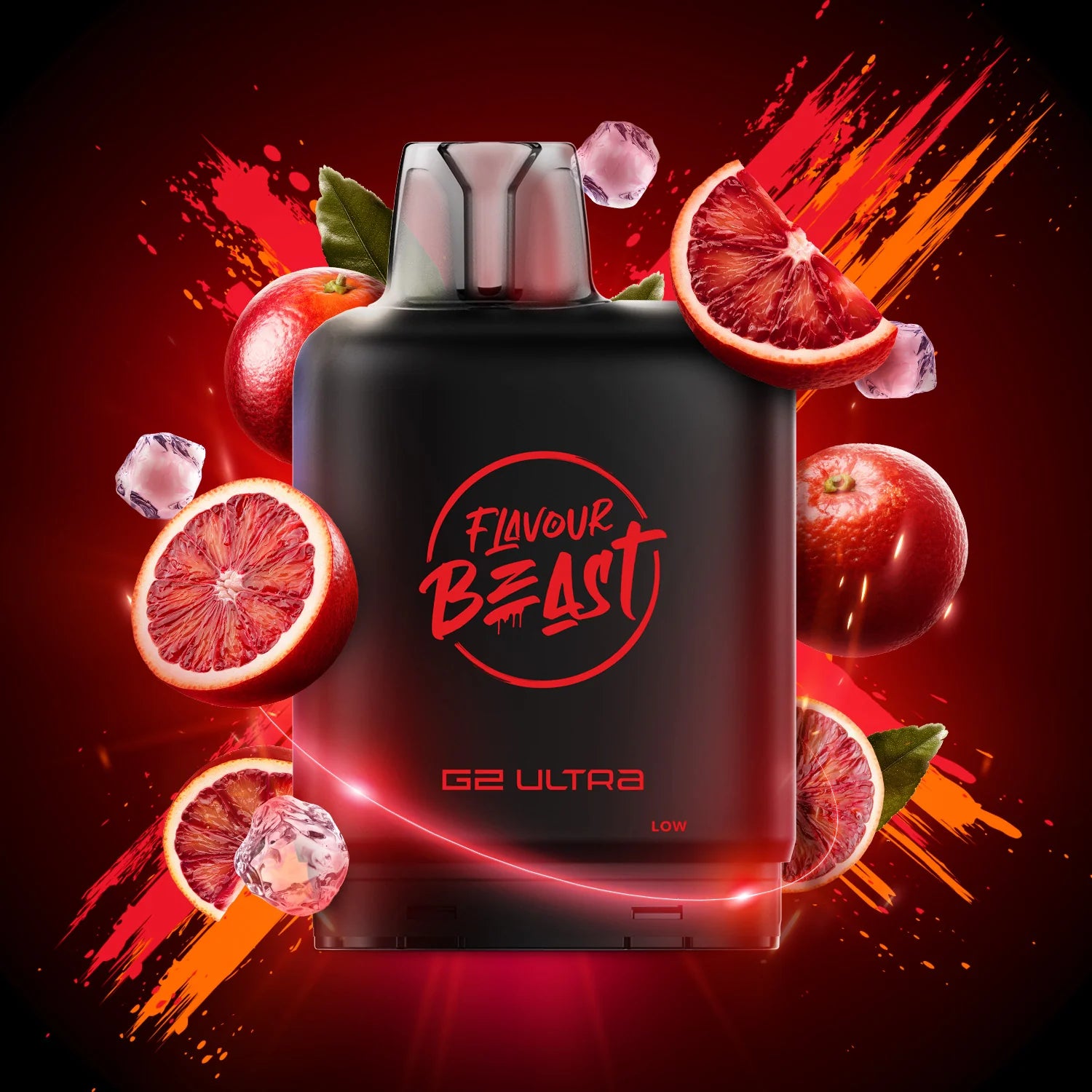 Flavour Beast Level X G2 2+10 32K Puff Pods - Bangin Blood Orange
