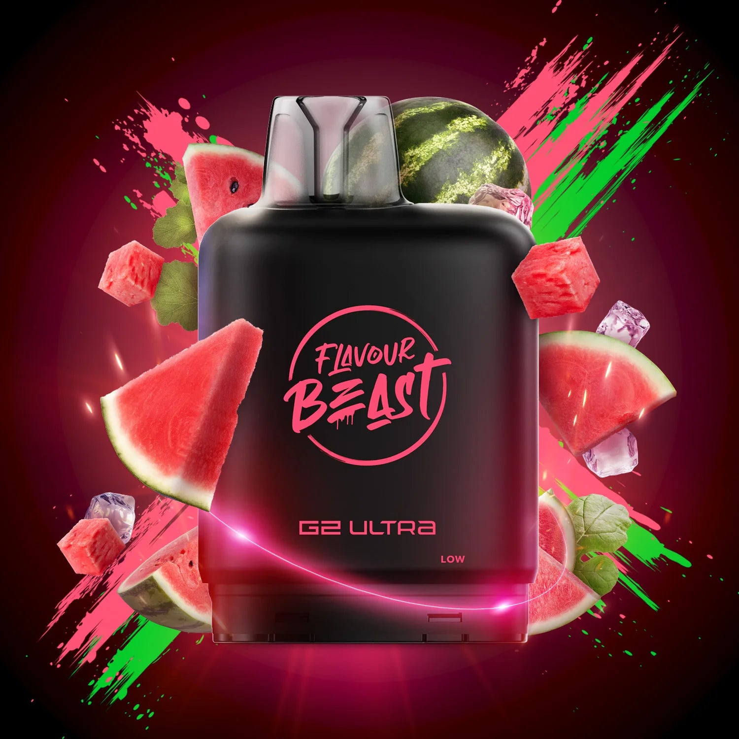 Flavour Beast Level X G2 2+10 32K Puff Pods - Weekend Watermelon