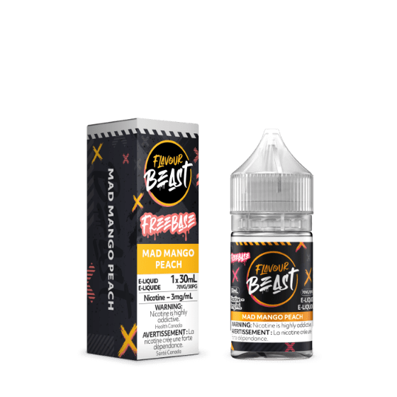 Flavour Beast Juice Freebase (3mg/mL Nicotine) - Mad Mango Peach
