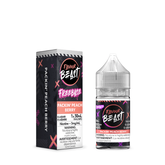 Flavour Beast Juice Freebase (3mg/mL Nicotine) - Packin Peach Berry