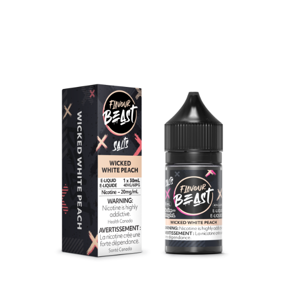 Flavour Beast Juice Nic Salt - Wicked White Peach