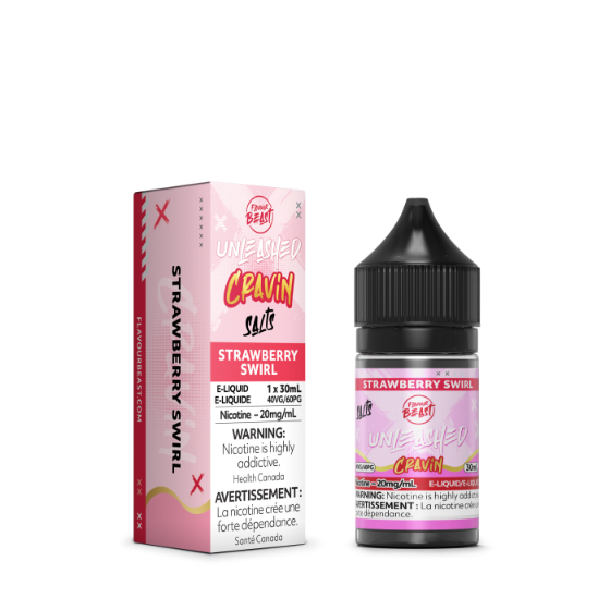 Flavour Beast Unleashed Nic Salt Cravin Series - Strawberry Swirl