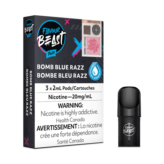 Flavour Beast Pod - Bomb Blue Razz