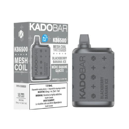 KADO BAR Intense 6500 Puffs - Blackberry Banana Ice