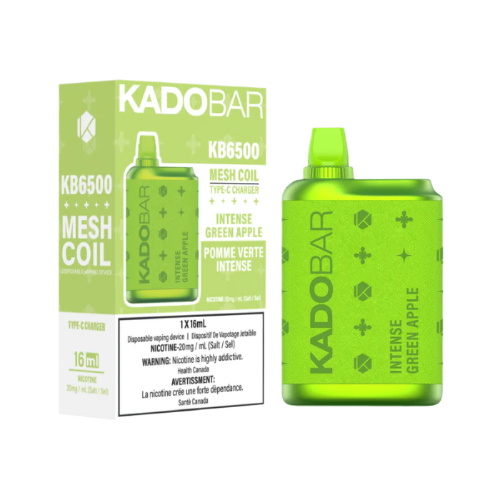 KADO BAR Intense 6500 Puffs - Green Apple