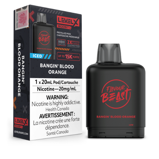 Flavour Beast Level X Boost (15000 Puffs) Pods